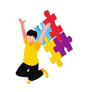 Une personne faisant le signe V de victoire